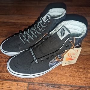 NEW Womens Vans Comfycush SK8-Hi Discovery Project Cat Tiger Sneaker Shoes 9.5